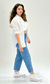 MOM CROP STELLA [LIGHT BLUE] - HEY BOY DENIM