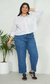 MOM CROP STELLA [CUSTOM] - HEY BOY DENIM