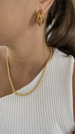 Corrente cordão baiano folheado na internet