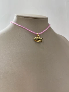 Colar cristais pingente fundo do mar