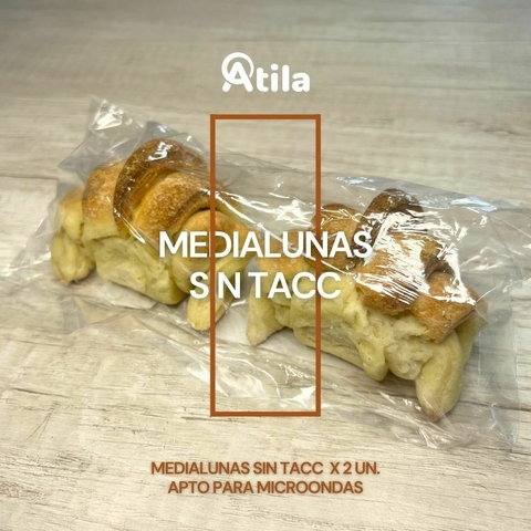 PAQUETE MEDIALUNA SIN TACC X2 UNIDADES - comprar online