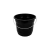 BALDE PLASTICO 5 LTS C/ ALÇA RESISTENTE - PRETO - comprar online