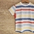 REMERA RAYADA MATY - NATURAL
