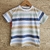 REMERA RAYADA MATY - NATURAL