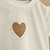 REMERA CUORE GOLD - NATURAL
