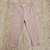 Leggings rosa de lycra y algodon claro con cintura y moño decorativo,