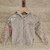 Campera  con estampado de corazones y detalles de volados en las mangas