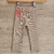 Legging color beige con moño en cintura