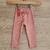 Leggings para bebés color rosa con moño en cintura