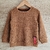 Suéter de invierno para bebés y niños, color marrón