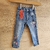 JEANS BORDADO SARA - NATURAL