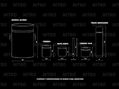 Combo Platino + Morral Matero - nitro.arg