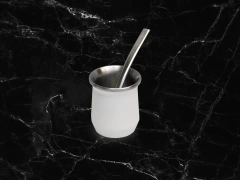 Mate Cuarzo + Bombilla [WHITE COLLECTION]