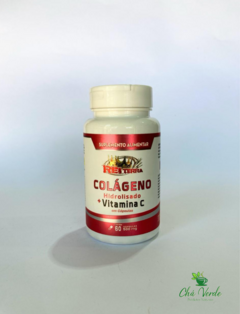 Colágeno Hidrolisado com Vitamina C | Rei Terra 60 cápsulas 500mg