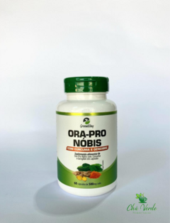 Ora Pro-Nóbis + Cúrcuma + Gengibre | Grenway 60 cápsulas 500mg