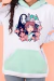 Moletom Canguru Spirited BRANCO e VERDE - Unissex