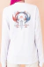 Camiseta Manga Longa Dragon Dance BRANCO - Unissex
