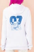Moletom Canguru Blue Squad BRANCO - Unissex