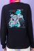 Camiseta Manga Longa Love and Flowers PRETO - Unissex