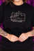 Camiseta Tamed Wolfs detalhe costas PRETO - Unissex na internet