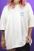 Imagem do Camiseta Oversized Blooming Ten OFF WHITE - Unissex