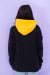 Moletom Canguru Emotionally Exhausted PRETO e AMARELO - Unissex na internet