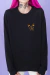 Camiseta Manga Longa The Moon PRETO - Unissex - loja online