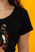 Camiseta Poison Cat PRETO - Feminina - loja online