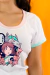 Camiseta Spirited BRANCO, VERDE E ROSA - Feminina - loja online