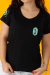 Camiseta Neon night Dragon detalhe manga e costas PRETO - Feminina - comprar online