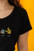 Camiseta Pacmon PRETO - Feminina - loja online