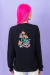 Camiseta Manga Longa Eevee's Home PRETO - Unissex - loja online
