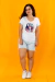 Imagem do Camiseta Spirited BRANCO, VERDE E ROSA - Feminina