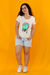 Imagem do Camiseta Moving Castle CREME - Feminina