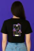 Cropped The Moon PRETO - Feminina