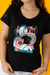 Camiseta The Dragon detalhe manga PRETO - Feminina