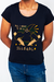 Camiseta All I Want To Do Is Illegal PRETO - Feminina