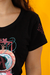 Camiseta The Dragon detalhe manga PRETO - Feminina - loja online