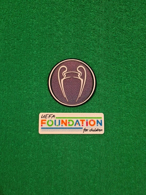 Patch Campeão Champions League 22/23 + UEFA Foundation Personalização Manchester City Chelsea 20/21