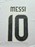 Kit Nome + Número Messi 10 Personalização Argentina 2024 2025 - Torcedor Uniformizado