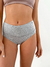 Comfy Tiro Alto (Individual) (Culotless Algodón) - White Underwear