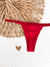 Red (Individual) (Less bretel fino de microfibra) - White Underwear