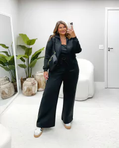 TRIJUNTO MOLETOM DAISY - PRETO