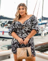 VESTIDO ESTAMPADO BARBARA - PRETO