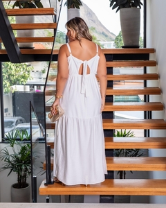 VESTIDO LONGO ARGOLA - BRANCO - PRÉ VENDA 28/11 - comprar online