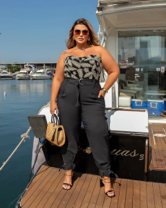 CALÇA CARGO ALFAIATARIA GRAZIELI - PRETO - loja online