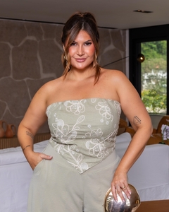 CROPPED BORDADO - VERDE - PRÉ VENDA 28/11