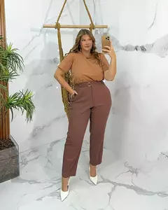 BLUSA BASIC - MARROM - comprar online