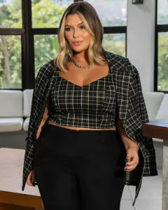 CALÇA ALFAIATARIA DANIELA - PRETO - comprar online