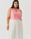 BLUSA COM ABERTURA JAMILY - ROSA - comprar online